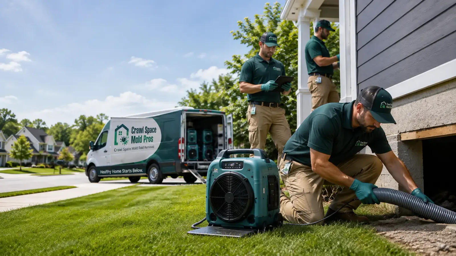 Crawl Space Mold Removal in Lomax, IL